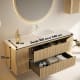 Mueble de baño con encimera de solid surface Bruntec Alpes 13 Croquis 4