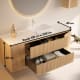 Mueble de baño madera maciza con encimera de solid surface Bruntec Alpes 13 Croquis 5