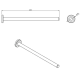 Toallero de baño Cosmic Architect S+ Croquis 3