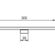 Aplique de luz led Visobath Arya Croquis 1