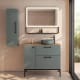 Mueble de baño con banquillo, encimera de madera VisoBath Verso Principal 3