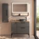 Mueble de baño con banquillo, encimera de madera VisoBath Verso Principal 0