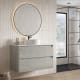 Mueble de baño con encimera Piedra Compactada blanca Bruntec Artemisa Principal 2