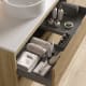 Mueble de baño con encimera Piedra Compactada blanca Bruntec Artemisa Detalle 7