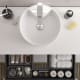 Conjunto mueble de baño Salgar Leni con lavabo sobre encimera Detalle 10