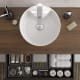Conjunto mueble de baño Salgar Leni con lavabo sobre encimera Detalle 9