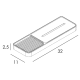 Estante para ducha Manillons Torrent Eco 6500 Croquis 7
