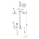 Conjuntos de ducha empotrados Imex Flat Croquis 3