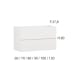 Mueble de baño fondo reducido 37.8 cm Campoaras Aqua Croquis 4