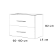Mueble de baño Bruntec Atlas Croquis 7