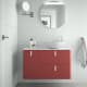 Mueble de baño con encimera solid surface Salgar Uniiq Principal 2
