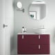 Mueble de baño con encimera solid surface Salgar Uniiq Principal 10