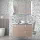 Mueble de baño con encimera solid surface Salgar Uniiq Principal 13