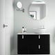 Mueble de baño con encimera solid surface Salgar Uniiq Principal 8