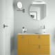Mueble de baño con encimera solid surface Salgar Uniiq Principal 9