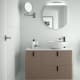 Mueble de baño con encimera solid surface Salgar Uniiq Principal 6