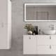 Mueble de baño con encimera solid surface Salgar Uniiq Principal 2