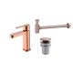 Pack Grifo de lavabo Roma + Válvula click-clack + Sifón Imex Principal 3