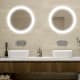 Espejo de baño con luz LED Bruntec Moon Principal 2