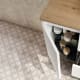 Mueble de baño con encimera Hidrofuga roble costa Viso Box Detalle 2