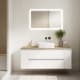 Mueble de baño con encimera Hidrofuga roble costa Visobath Box Principal 0