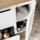Mueble de baño con encimera Hidrofuga roble costa Visobath Box Detalle 2