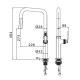 Grifo de cocina Imex Niza Croquis 11
