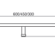 Aplique de luz Led Visobath Next Croquis 1