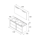 Conjunto mueble de baño Salgar Optimus Croquis 7