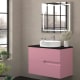 Mueble de baño con encimera piedra compactada negra Bruntec Lia colores Principal 9