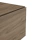 Mueble de baño con encimera de madera 10 cm de altura con cajonera Visobath Nomad monocolor Detalle 6