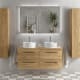Conjunto mueble de baño con lavabo sobre encimera Salgar Morai Principal 0