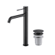 Pack Grifo de lavabo caño alto Imex Génova + Válvula click-clack Principal 1