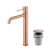 Pack Grifo de lavabo caño alto Imex Génova + Válvula click-clack Principal 3