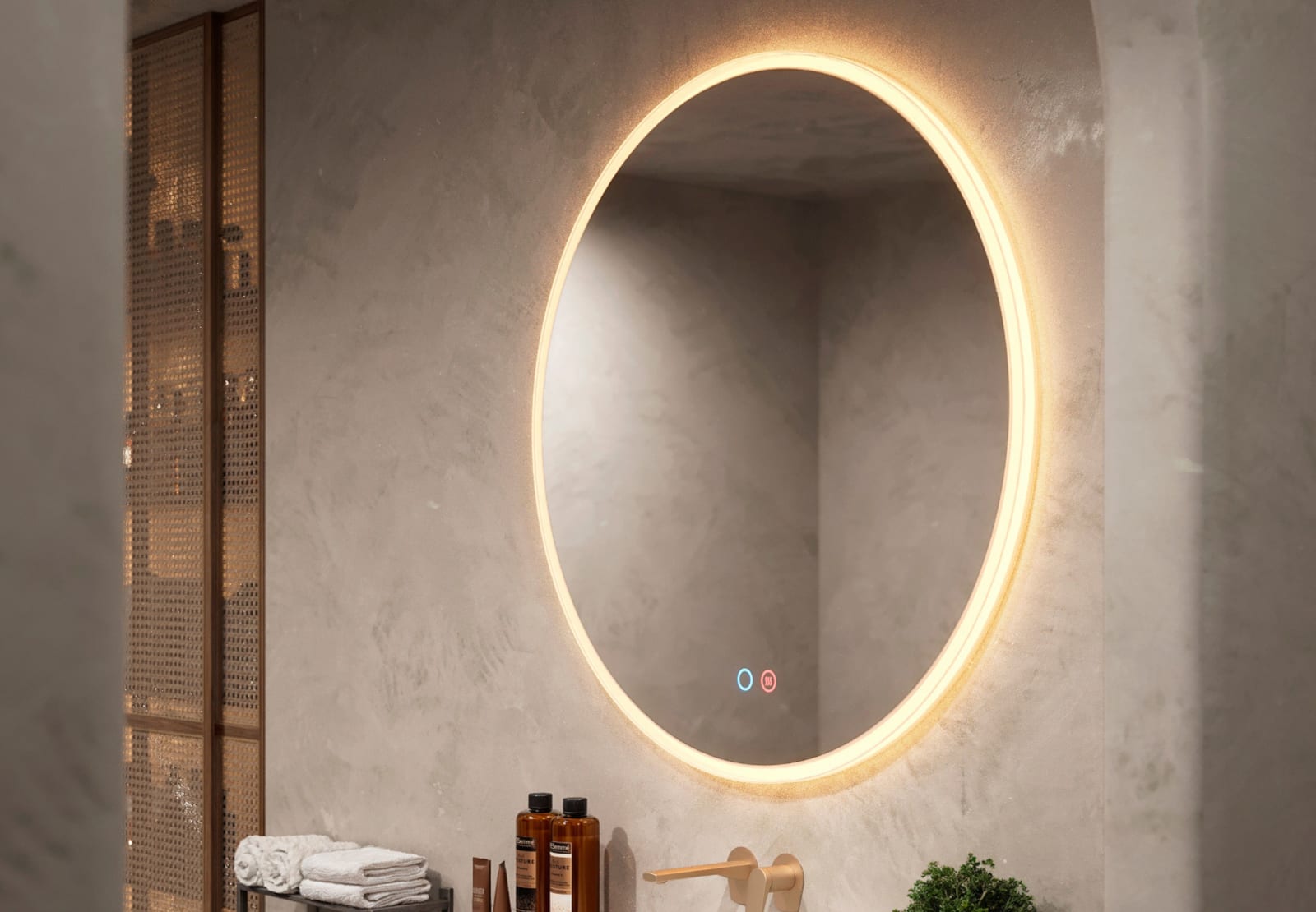 Espejo de baño con luz LED Ledimex Atenas Principal 0