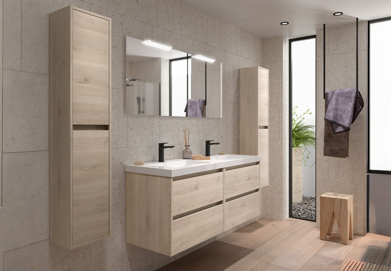 Conjunto mueble de baño Salgar Noja Principal 0