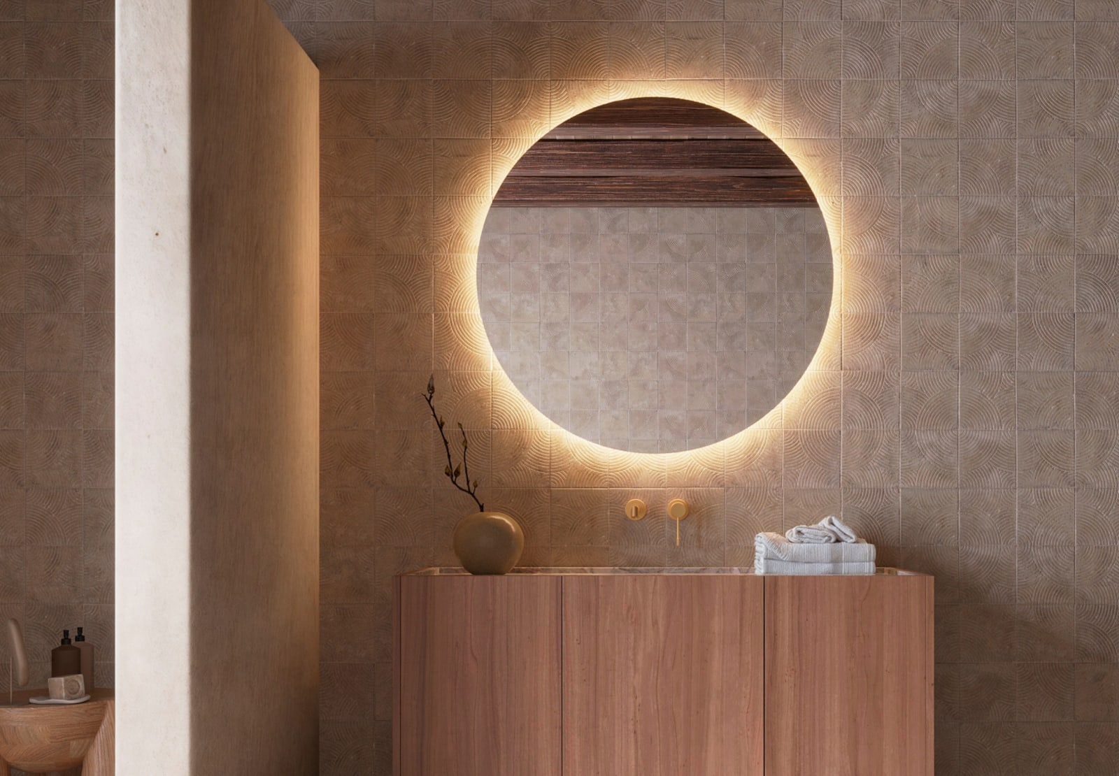 Espejo de baño con luz LED Ledimex Oporto Principal 0