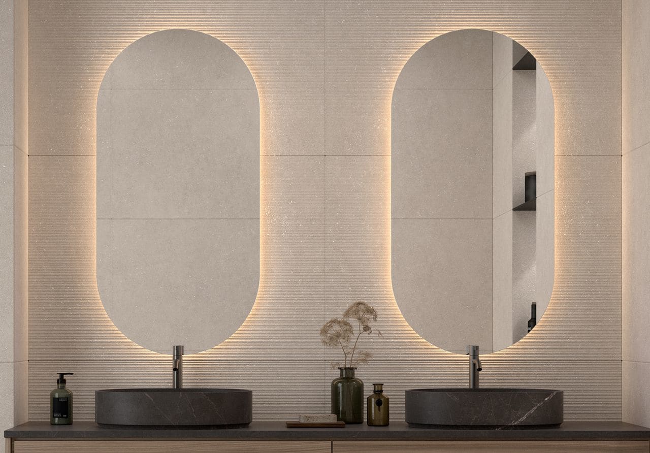Espejo de baño con luz LED Bruntec Delta Principal 0
