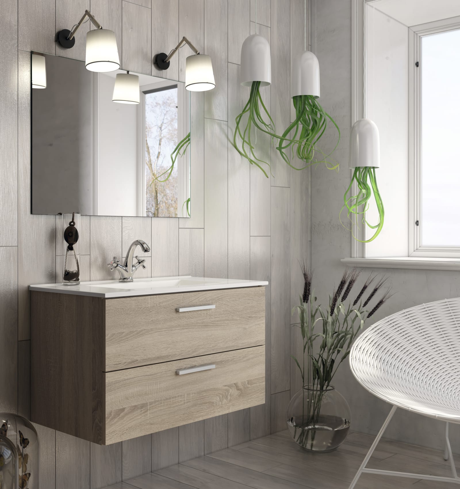 Conjunto mueble de baño Bruntec Ibiza Principal 0