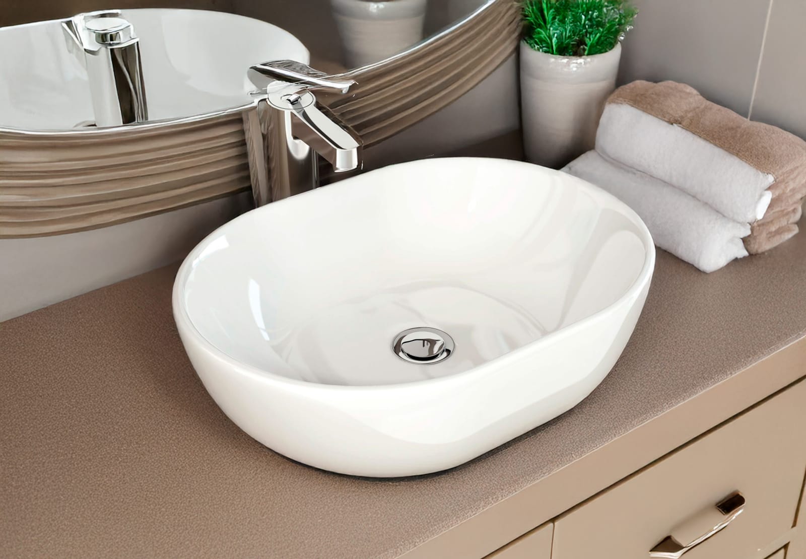 Lavabo sobre encimera Art and Bath Mónaco Principal 0