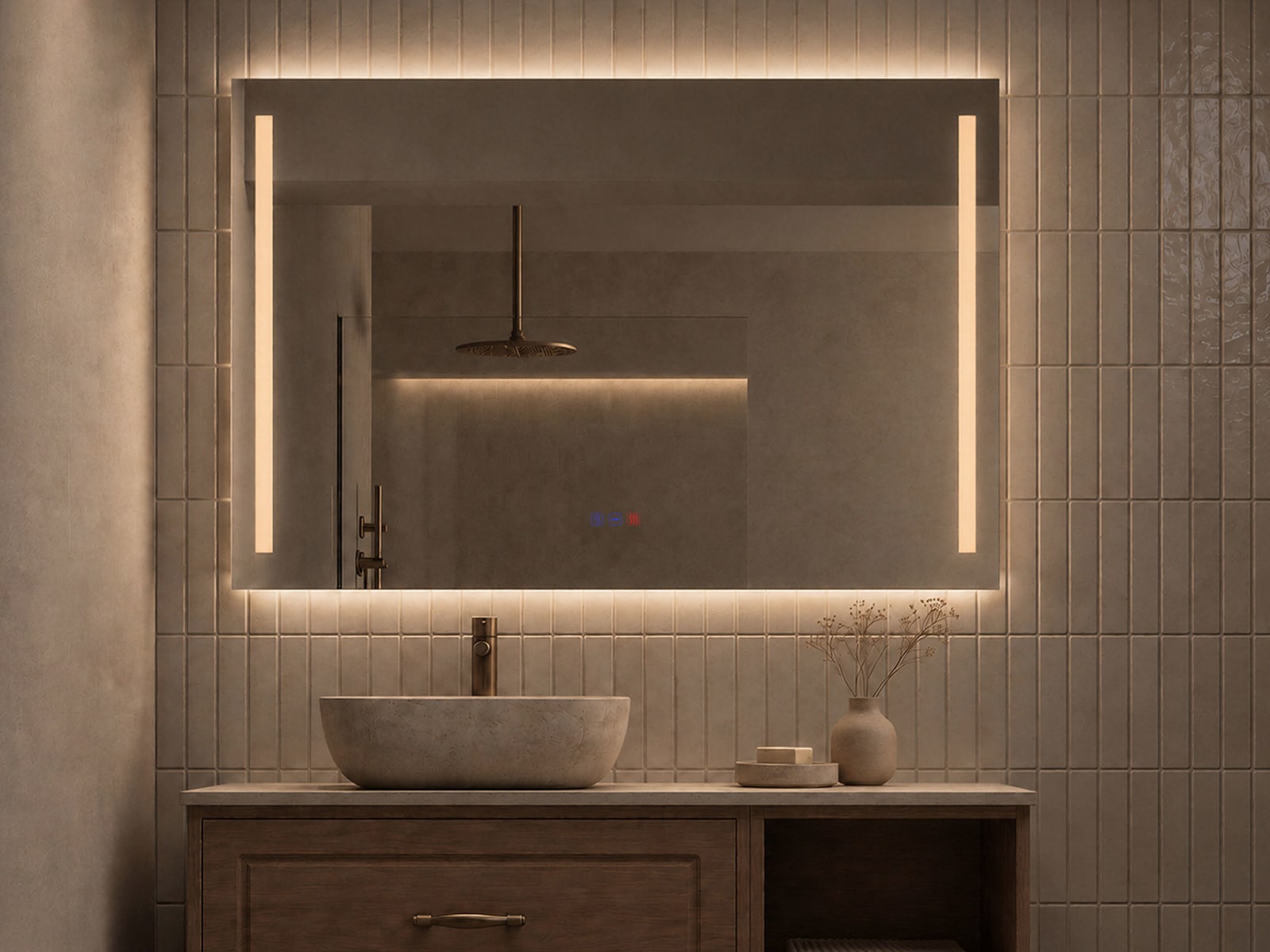 Espejo de baño con luz LED Bruntec Katrina Principal 0