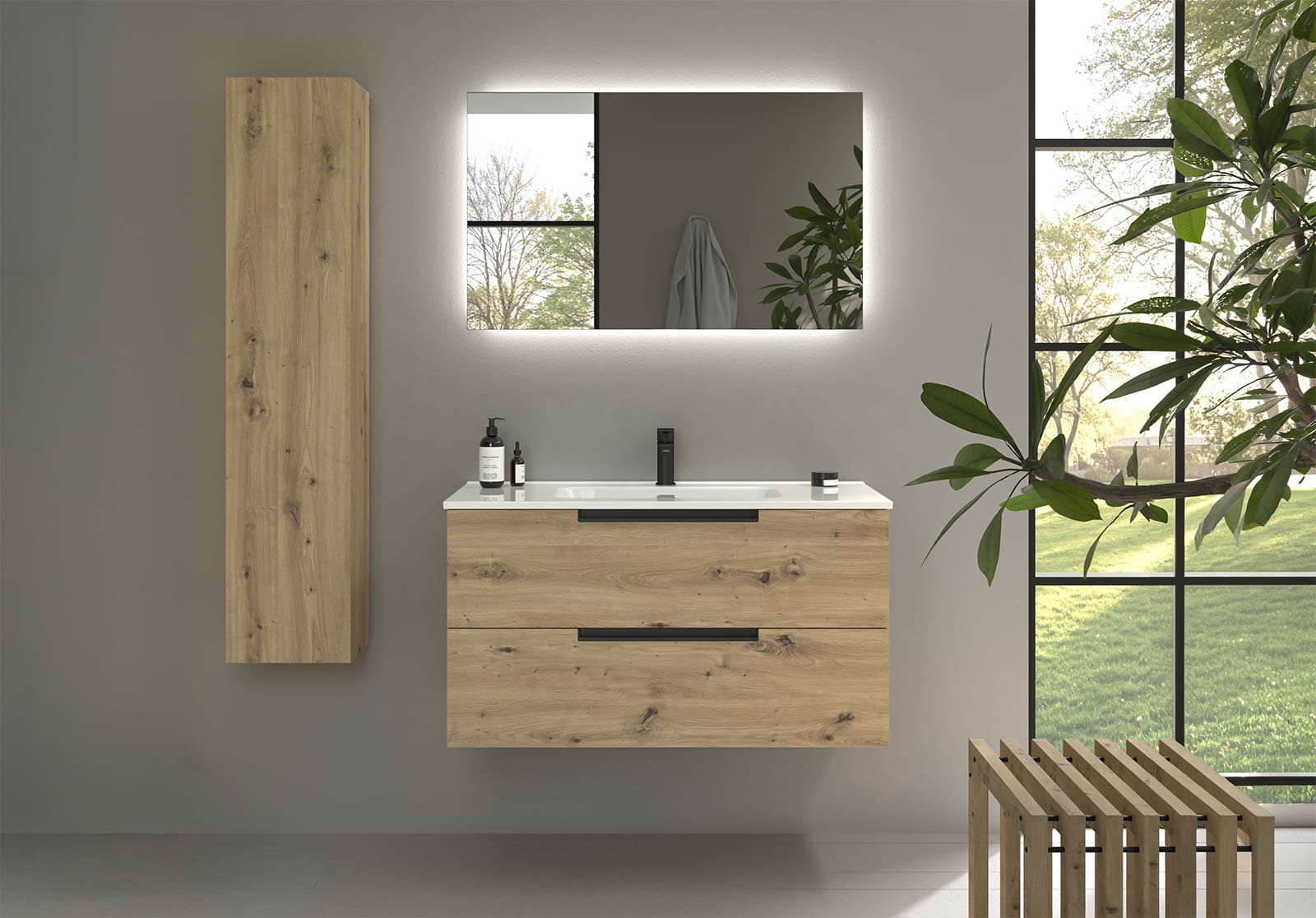 Conjunto mueble de baño Salgar Leni Principal 0