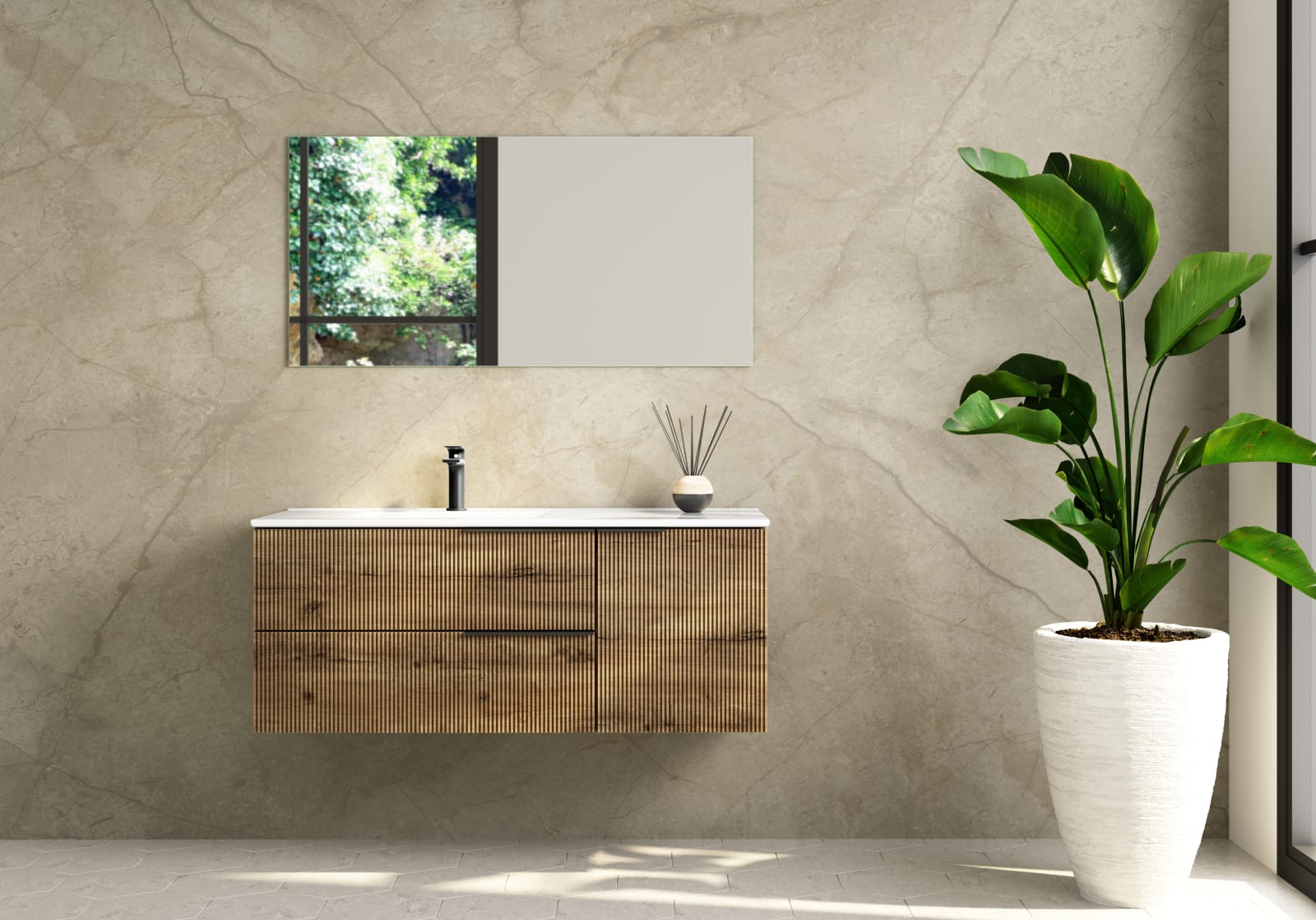 Conjunto mueble de baño Bruntec Lombok Principal 0