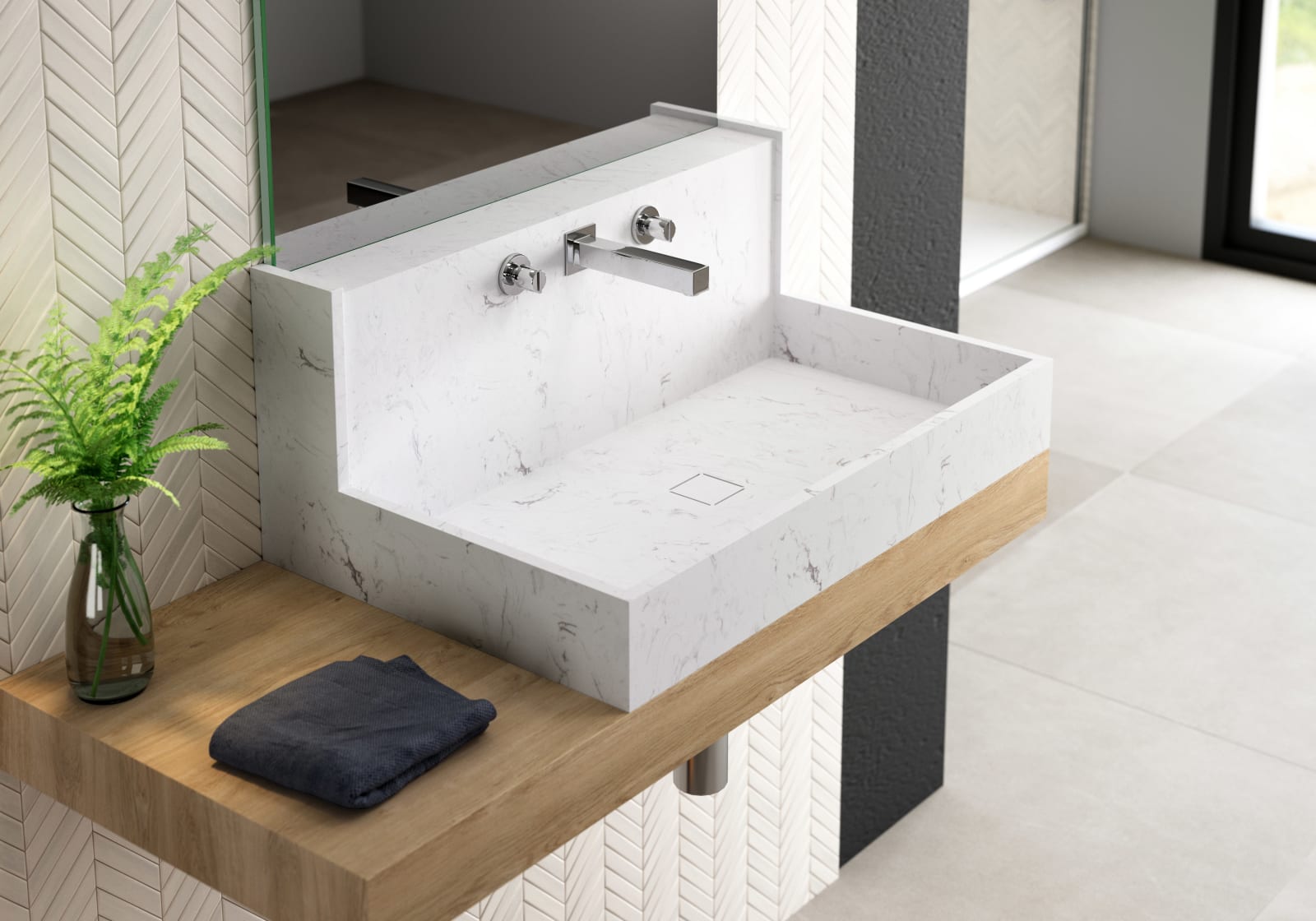 Lavabo sobre encimera Coycama Kish Principal 0