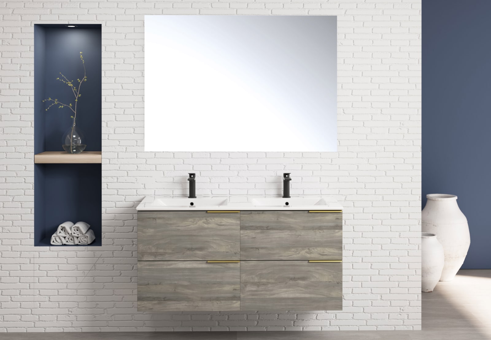 Conjunto mueble de baño Bruntec Zahara Principal 0
