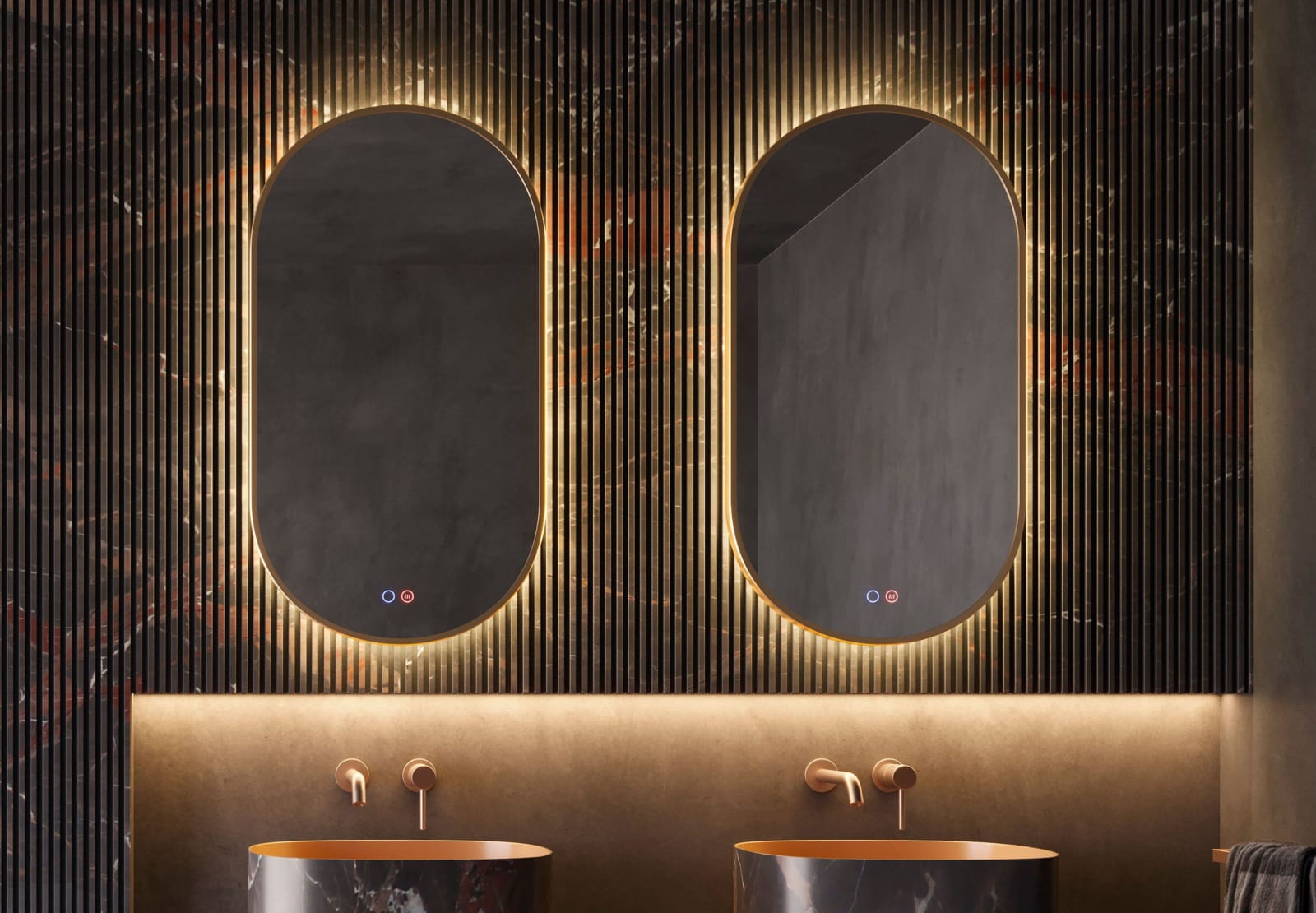 Espejo de baño con luz LED Ledimex Tokyo Principal 0