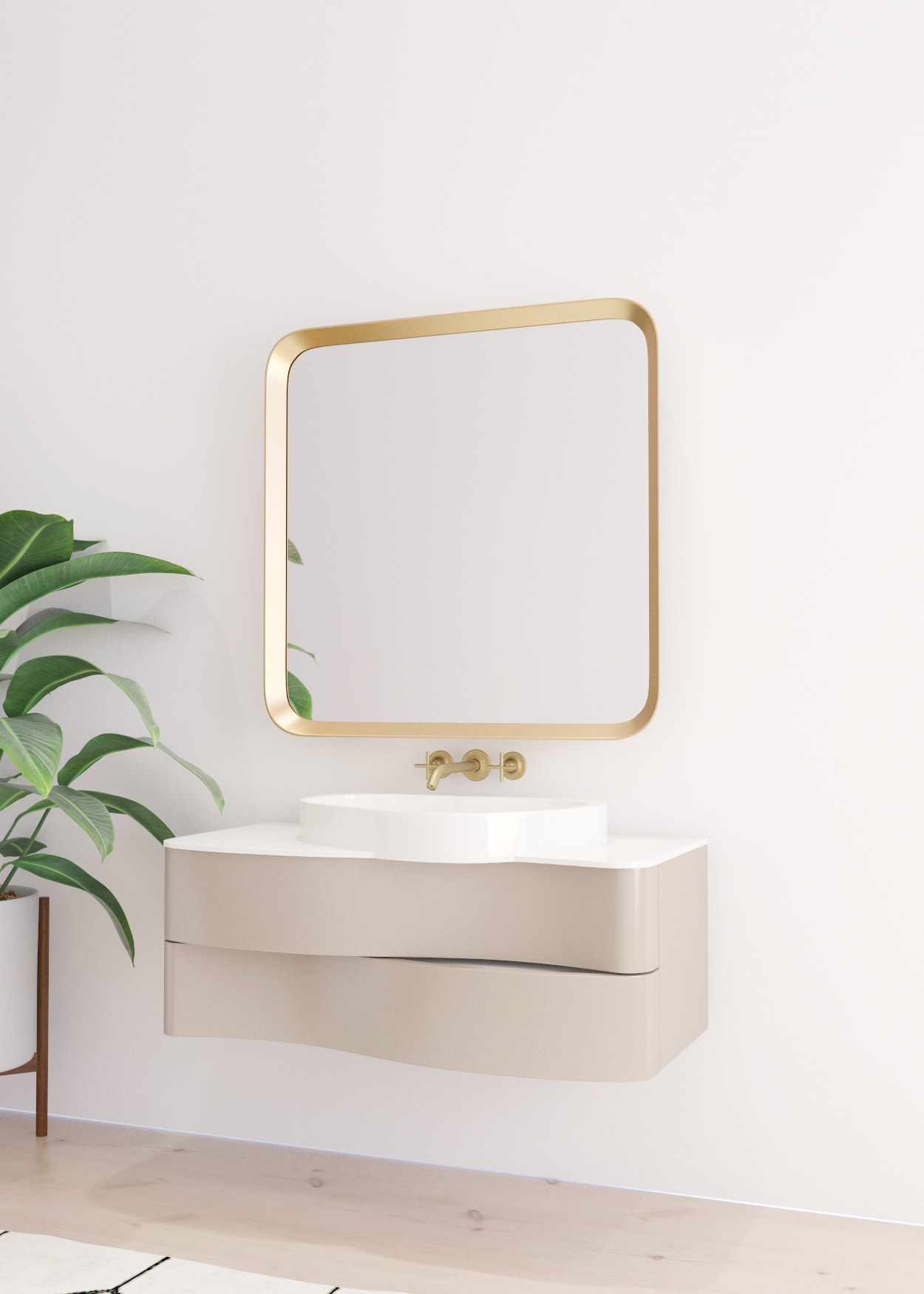 Espejo de baño con luz LED Bruntec Tyrion Principal 0
