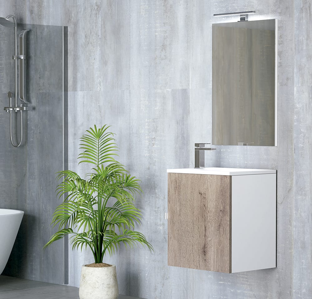 Conjunto mueble de baño fondo reducido 35 cm Campoaras Petit Principal 0