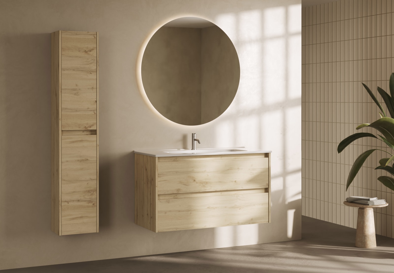 Conjunto mueble de baño moderno Bruntec Oxford Principal 0
