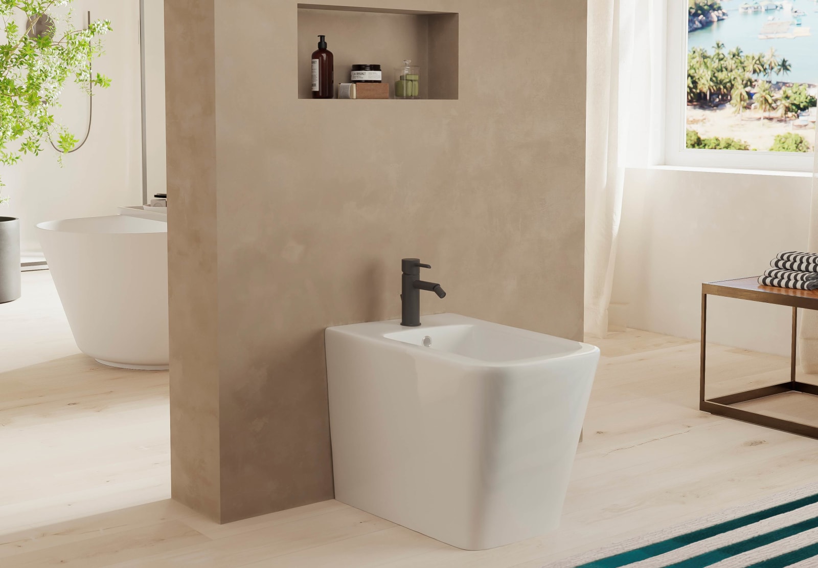 Bidé compacto Bruntec Square Principal 0